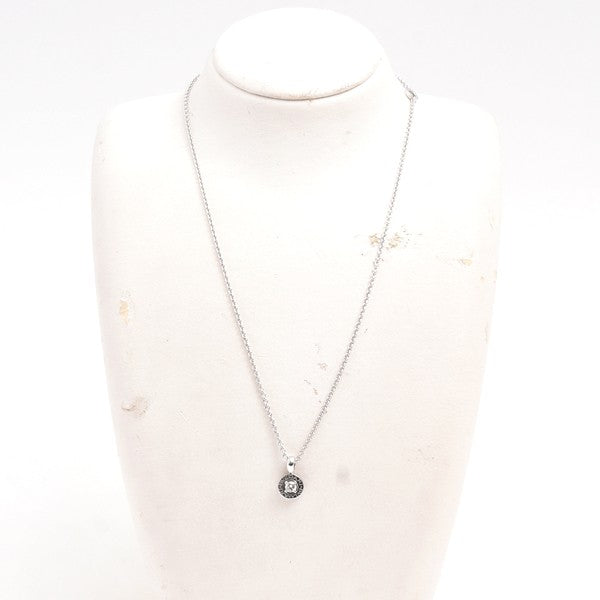 Bvlgari Bulgari 1P Diamond Necklace 750Wg White Gold