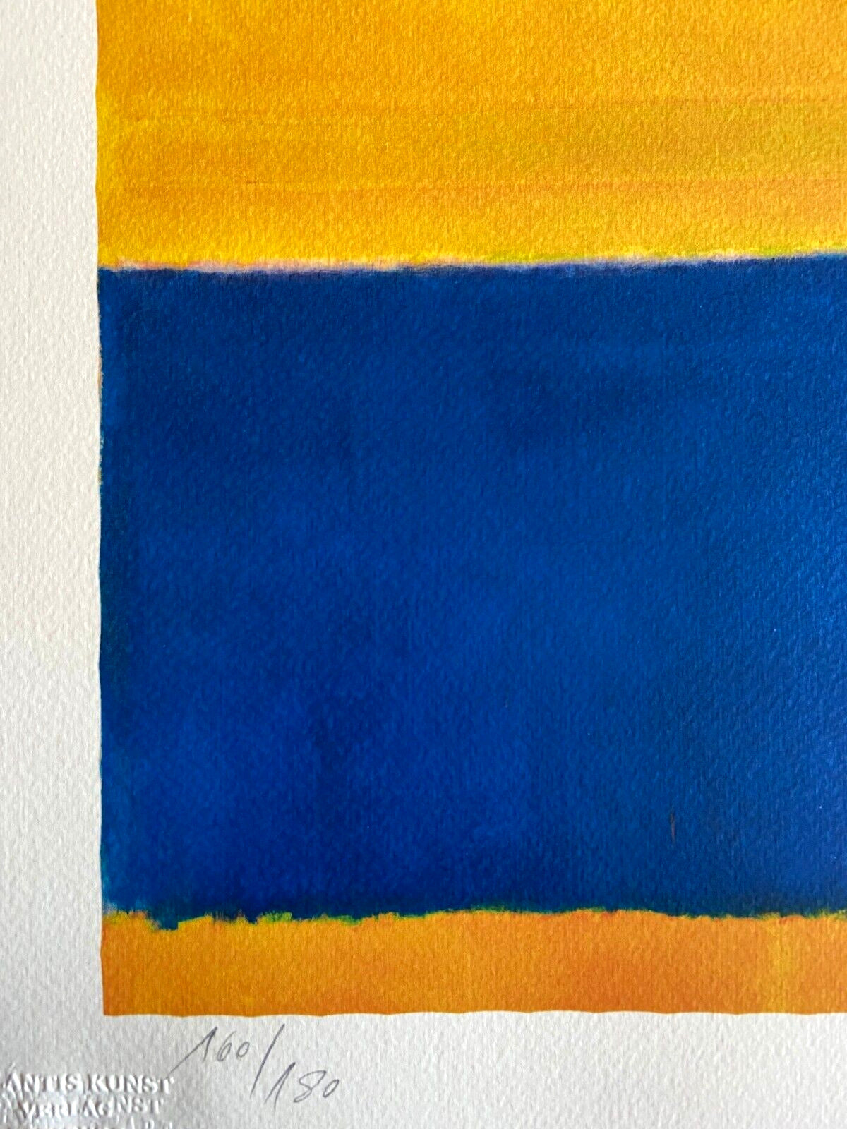 Mark Rothko Lithograph Coa Signed Numbered