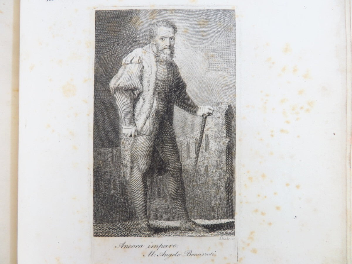 Johann Heinrich Fssli / Lectures On Painting 1820 First William Blake Etching