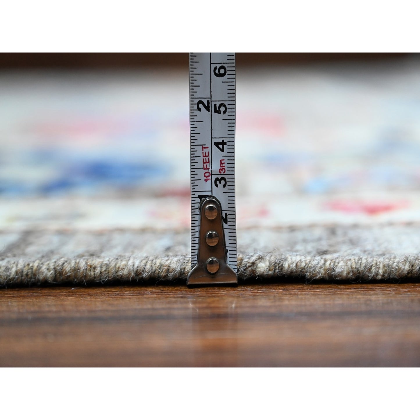 8'10"X11'7" Perfect Gray Wool Foundation Angora Oushak Oriental Rug