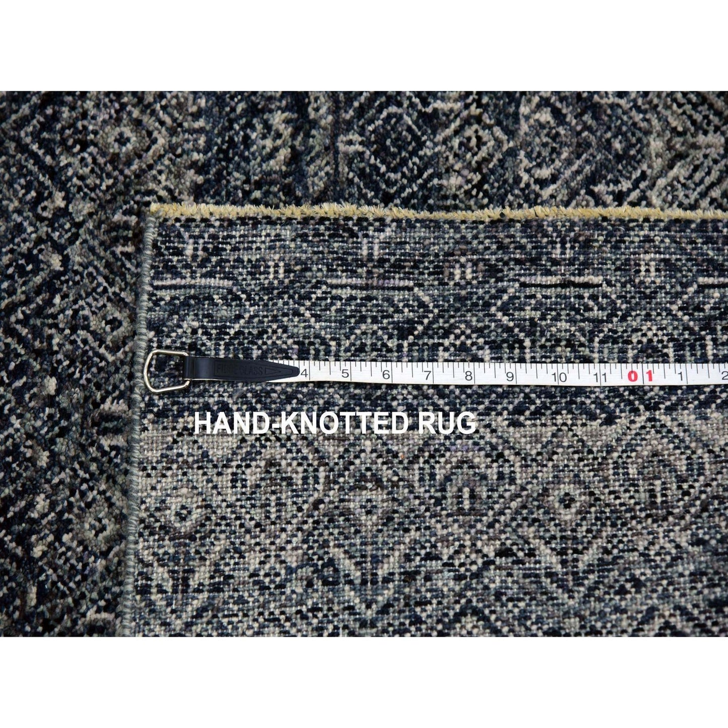 5'X7'1" Gray 100% Wool Hand Knotted Kohinoor Herrita Oriental Rug