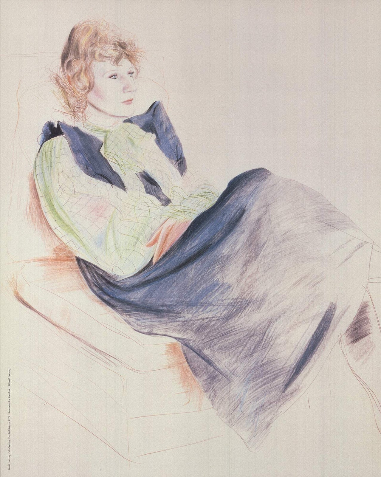 David Hockney Zeichnunger -, A Drawing