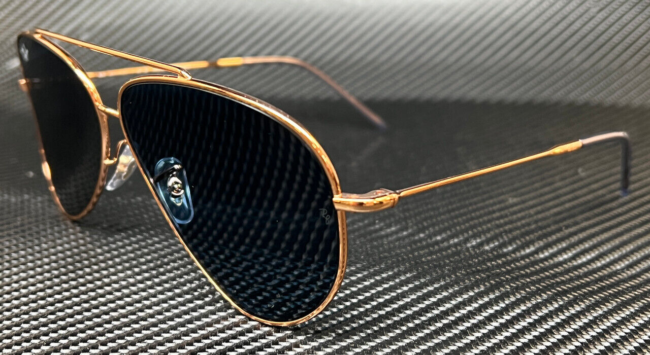 Ray Ban Rbr0101S 92023A Rose Gold Blue Unisex 59