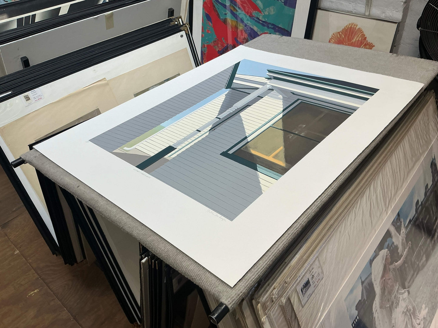 Gretchen Dow Simpson Westport, Massachusetts Signed " Serigraph Con