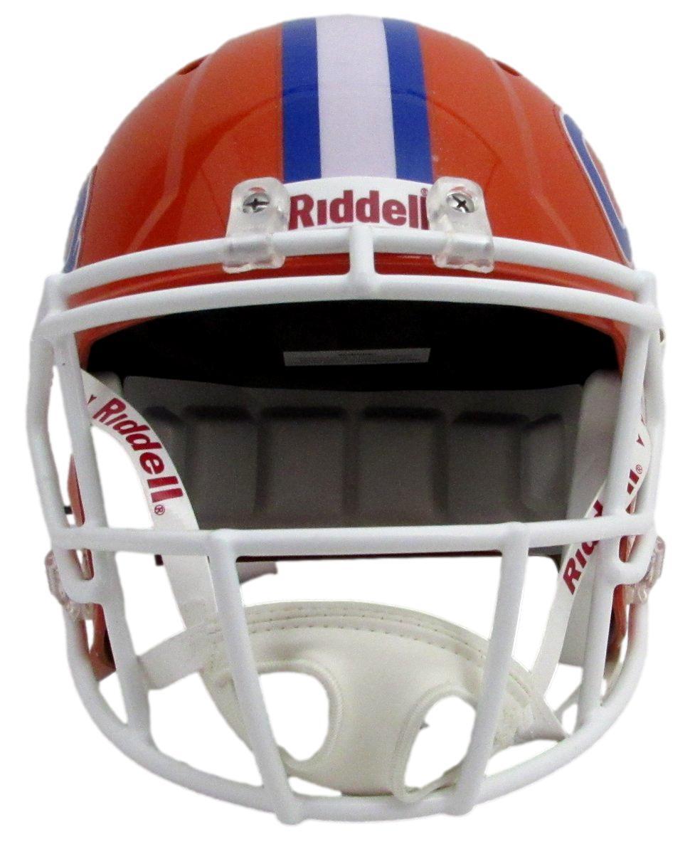 D. J. Lagway Signed/Inscr Orange Full Size Replica Helmet Florida Jsa 197051