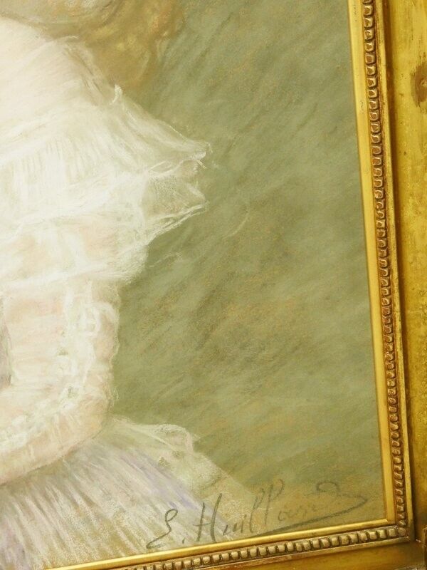 Esther Huillard (France 19C) Original Pastel