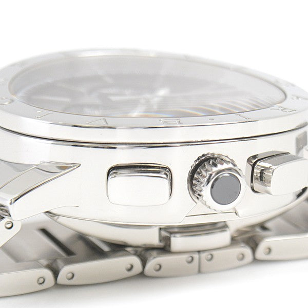 Bvlgari Bvlgari Bvlgari Chronograph El Primero Black Dial Ss Bb41Sch