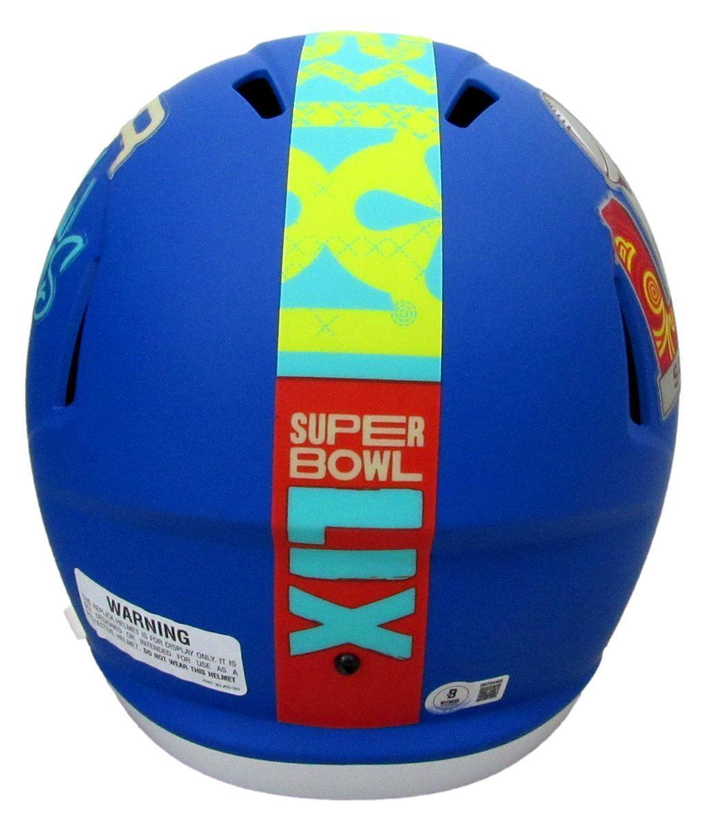 A.J. Brown Signed Full Size Replica Sb Lix Blue