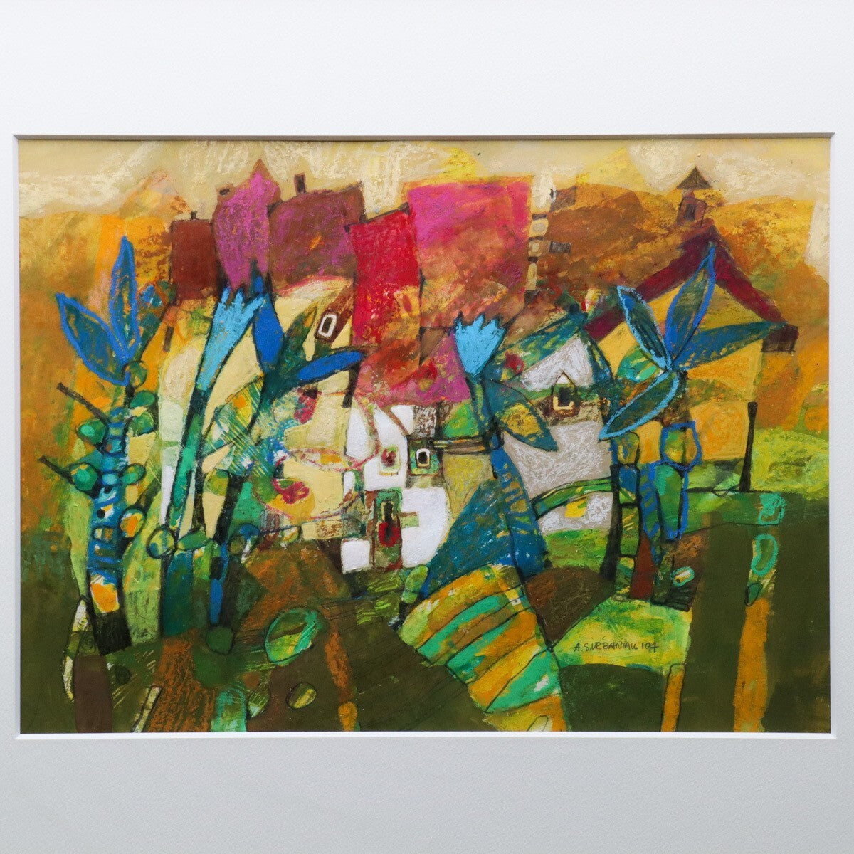 Alicja S?Abo?-Urbaniak (Poland) Original Acrylic