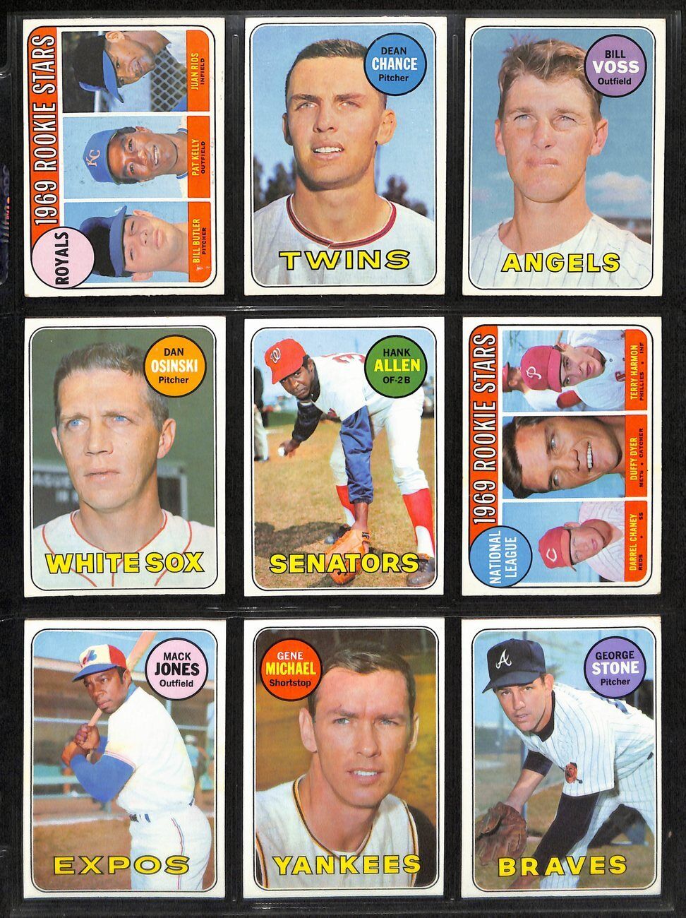 1969 Topps Baseball Card Complete Set (1-664)