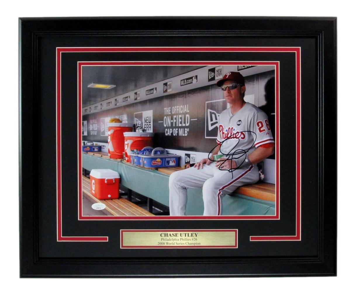 Chase Utley Autographed 11X14 Photo Philadelphia