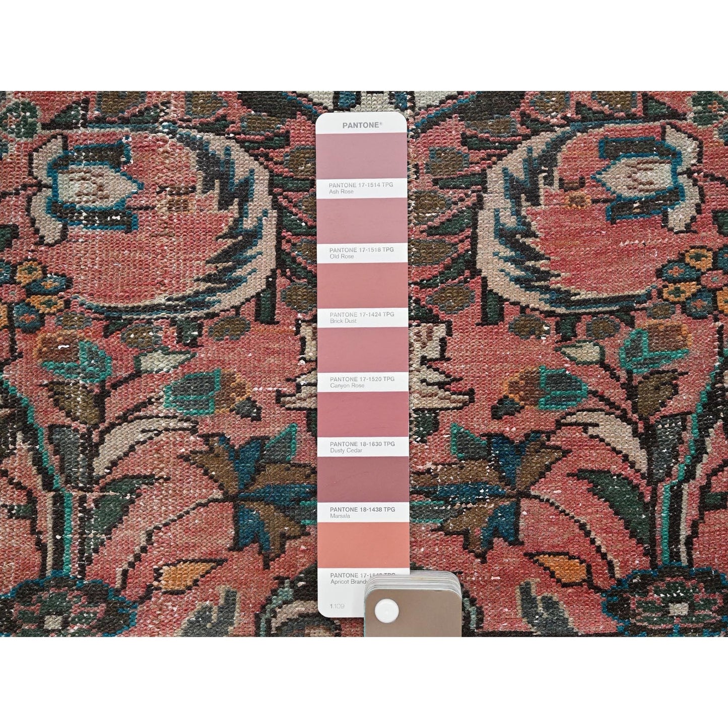 2'8"X8'3" Red Vintage Zoroastrian Hand Knotted Pure Wool Runner Clean Rug