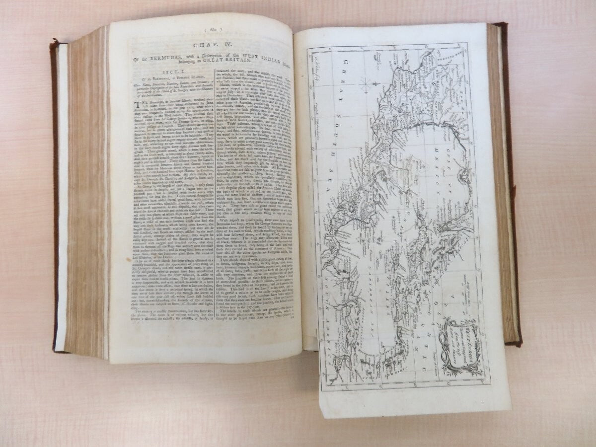 'A New System Of Geography' By Daniel Fenning & Joseph Colly 1773 London Map