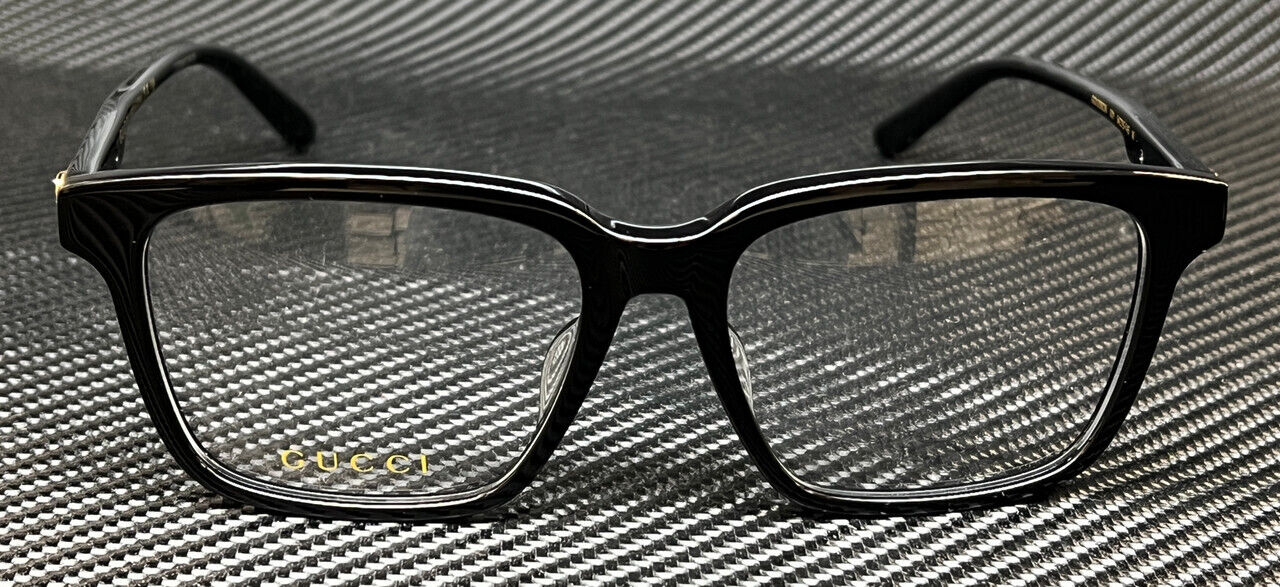 Gucci Gg1293Oa 001 Black Men'S 54 Mm Medium