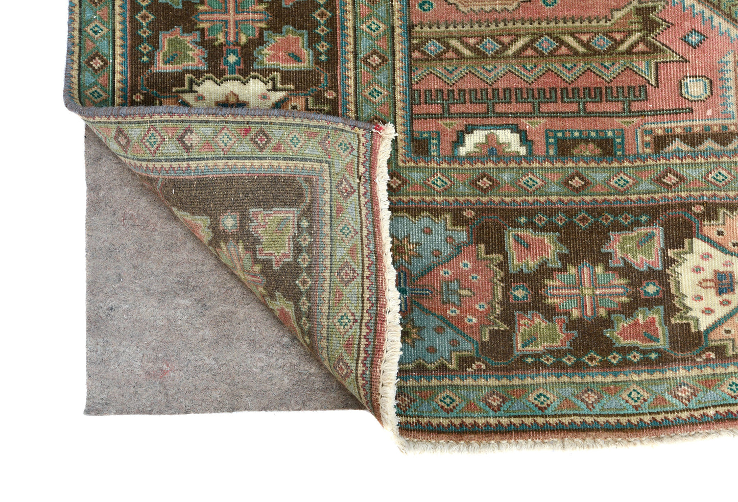 Antique Distressed Oriental Rug 10X13 Ft Rare