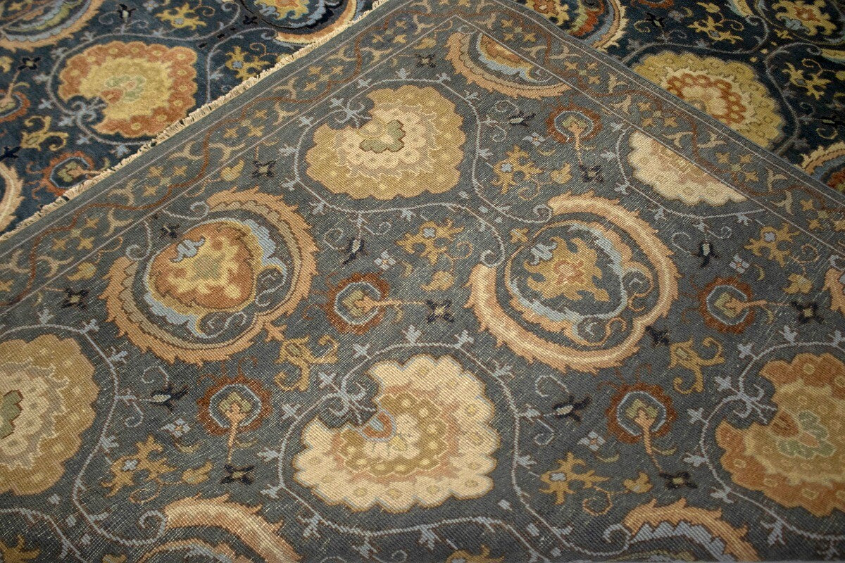 Handmade Osh Chobi Peshawar Oriental Rug Floral