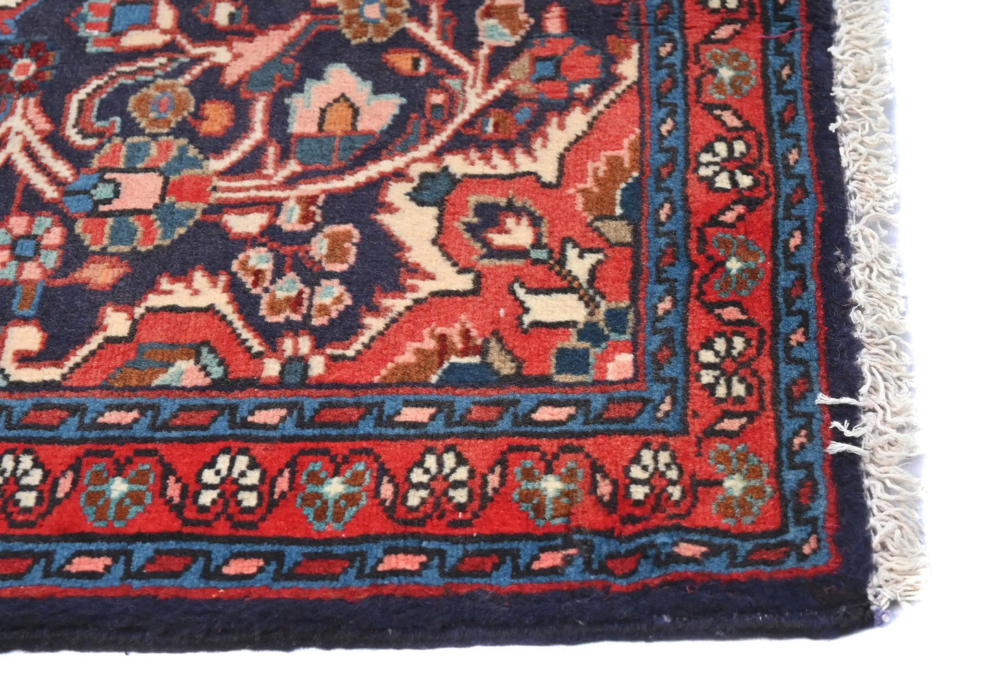 2X3 Ft Purple-Navy Traditional Oriental Rug