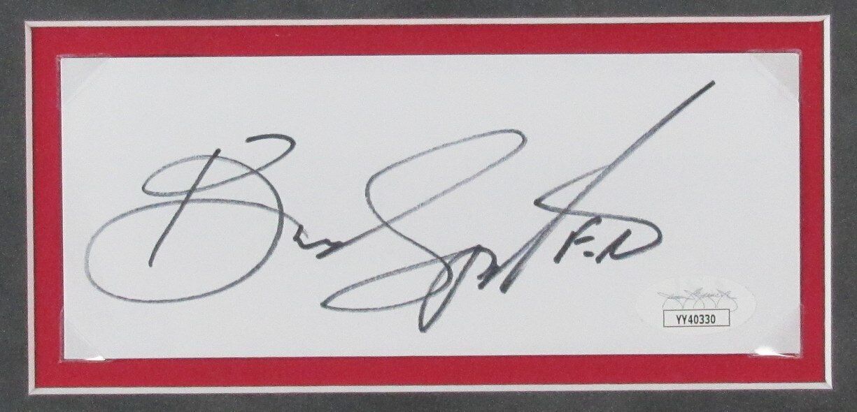 Bruce Springsteen Autographed Photo Collage