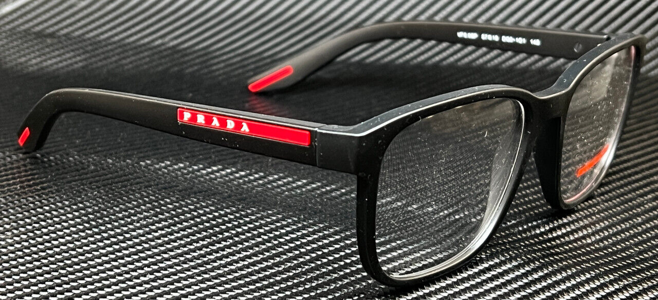PRADA LINEA ROSSA PS 06PV DG01O1 Black Rubber