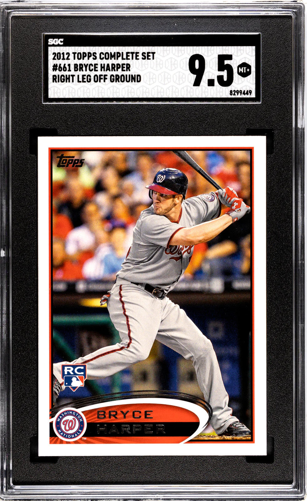 Bryce Harper 2012 Topps Complete Set #661 Sgc 9.5