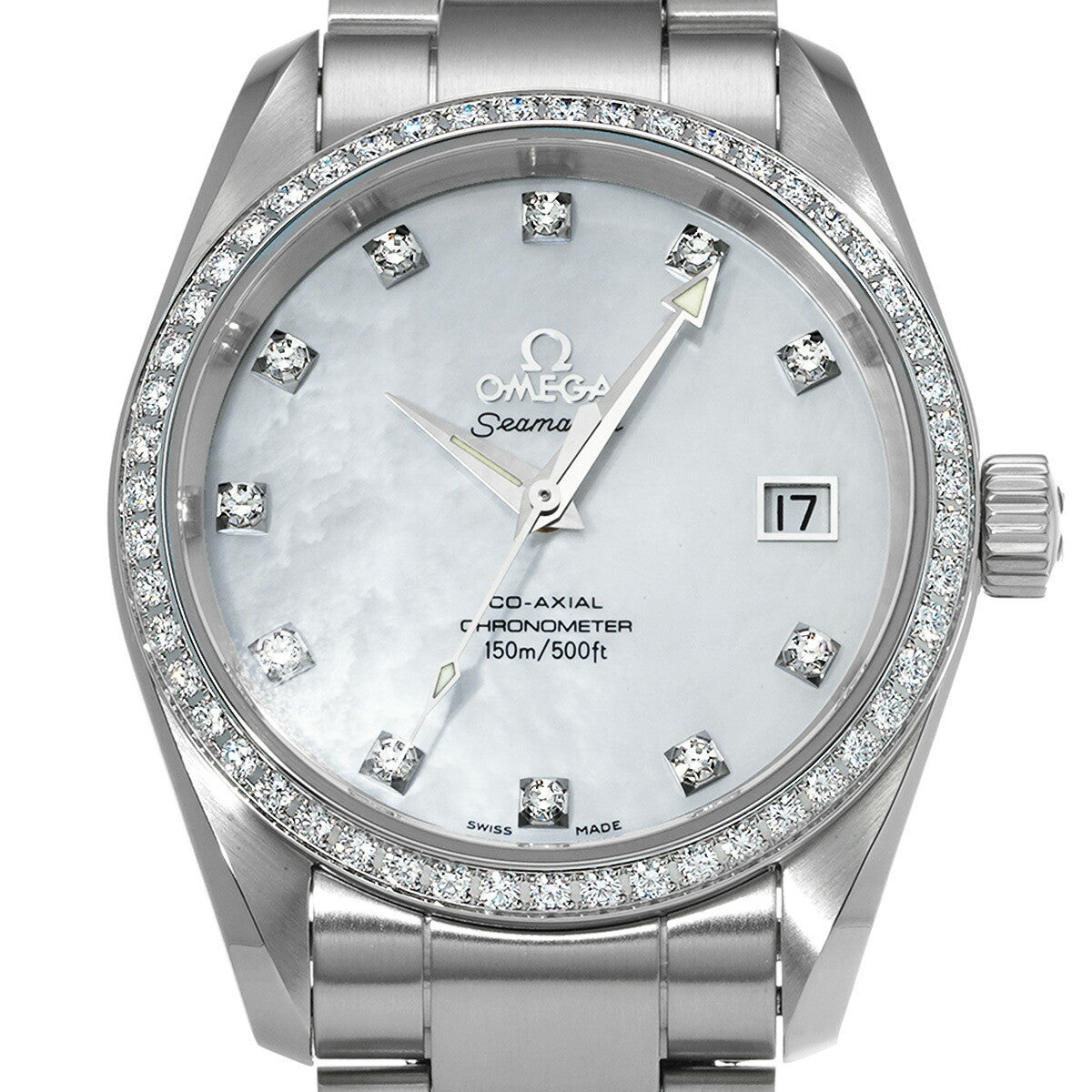 Omega Seamaster Aqua Terra Co-Axial 2509.75 White Men'S Used Watch #21118