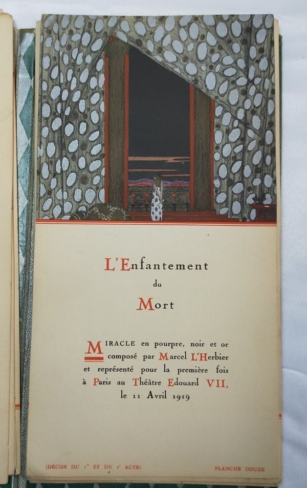 Georges Lepape Costumes De Thtre Ballets Divertissements Pochoir Art Deco 1920