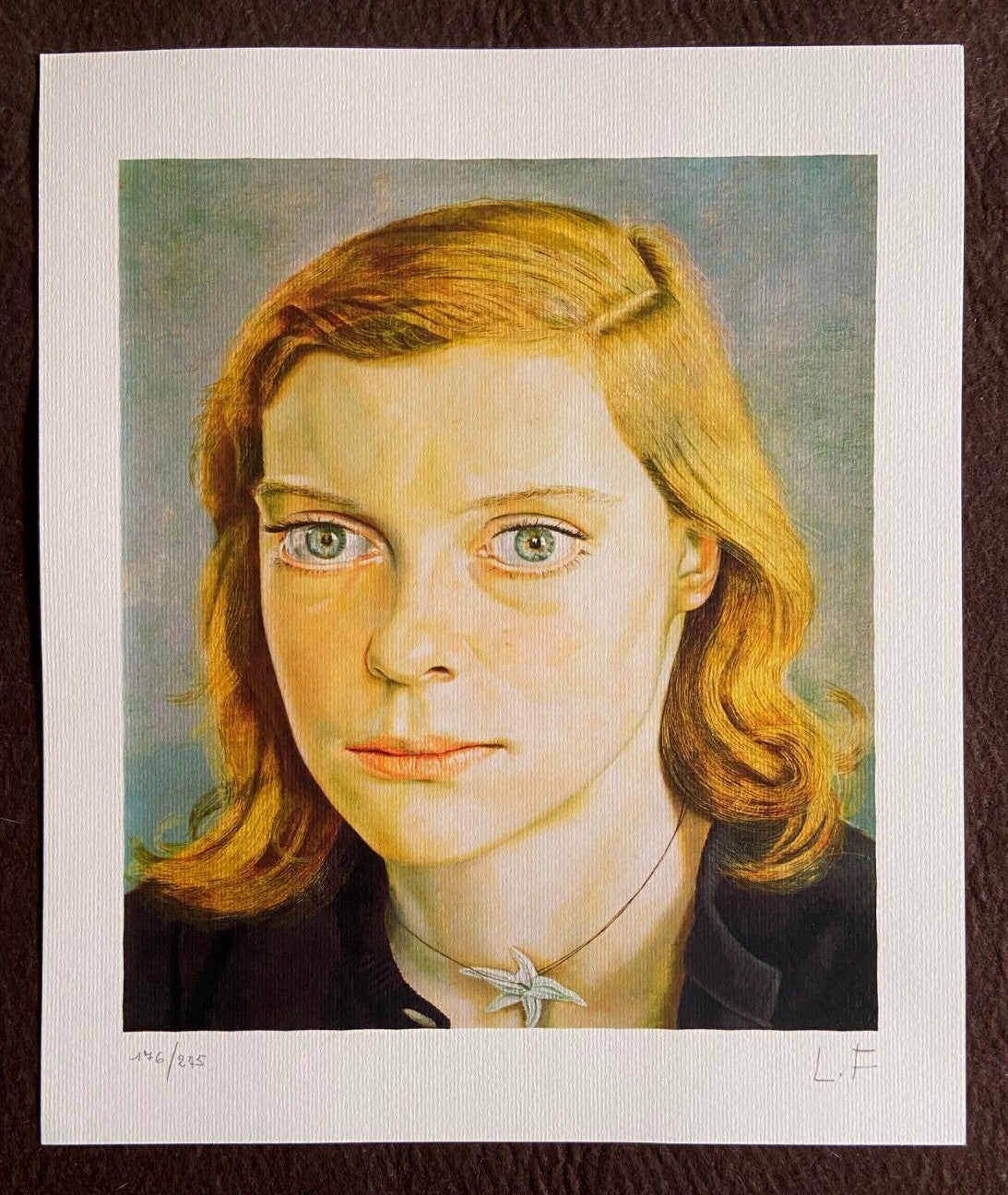Lucian Freud Signed Coa Lithograph Numbered 275 (Edvard Munch)