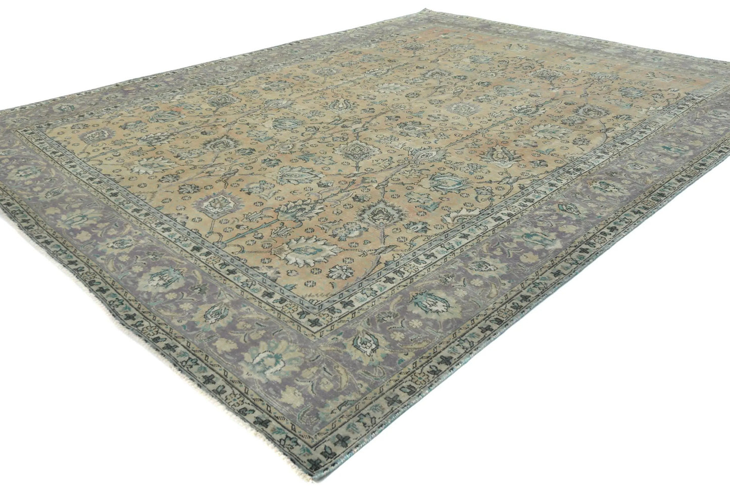 Semi-Antique Vintage Oriental Rug 9'8X12'5 Ft