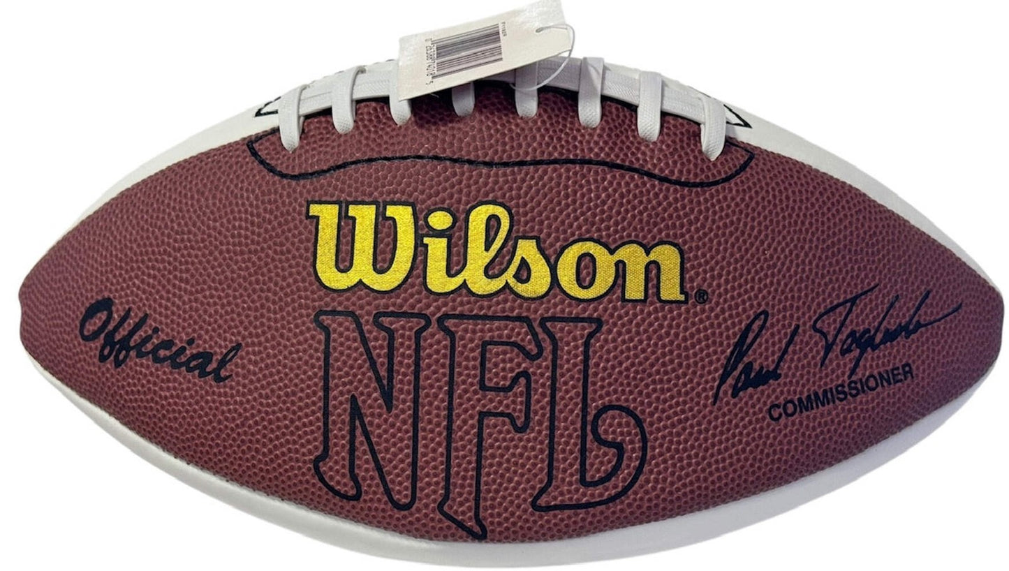 Dick Butkus Autographed Official Wilson White Panel Nfl Football