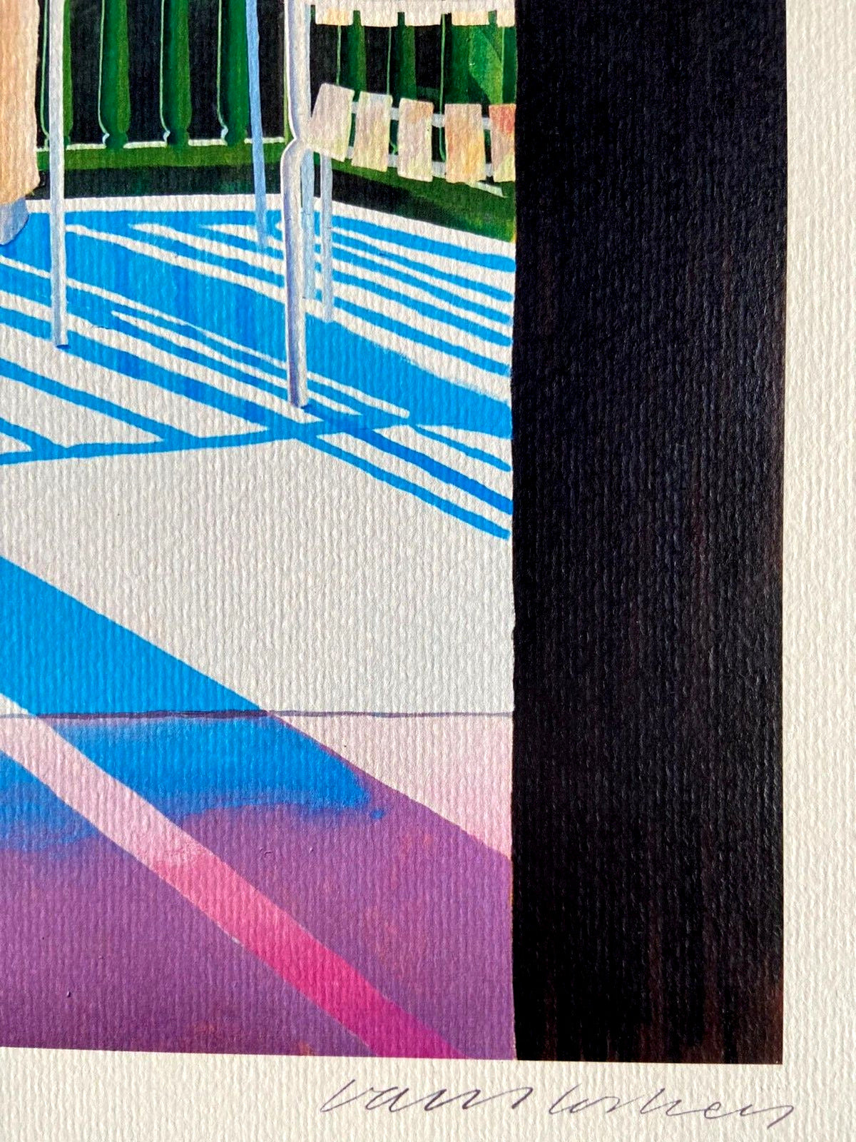 David Hockney Lithograph Coa Signed 180 Limited