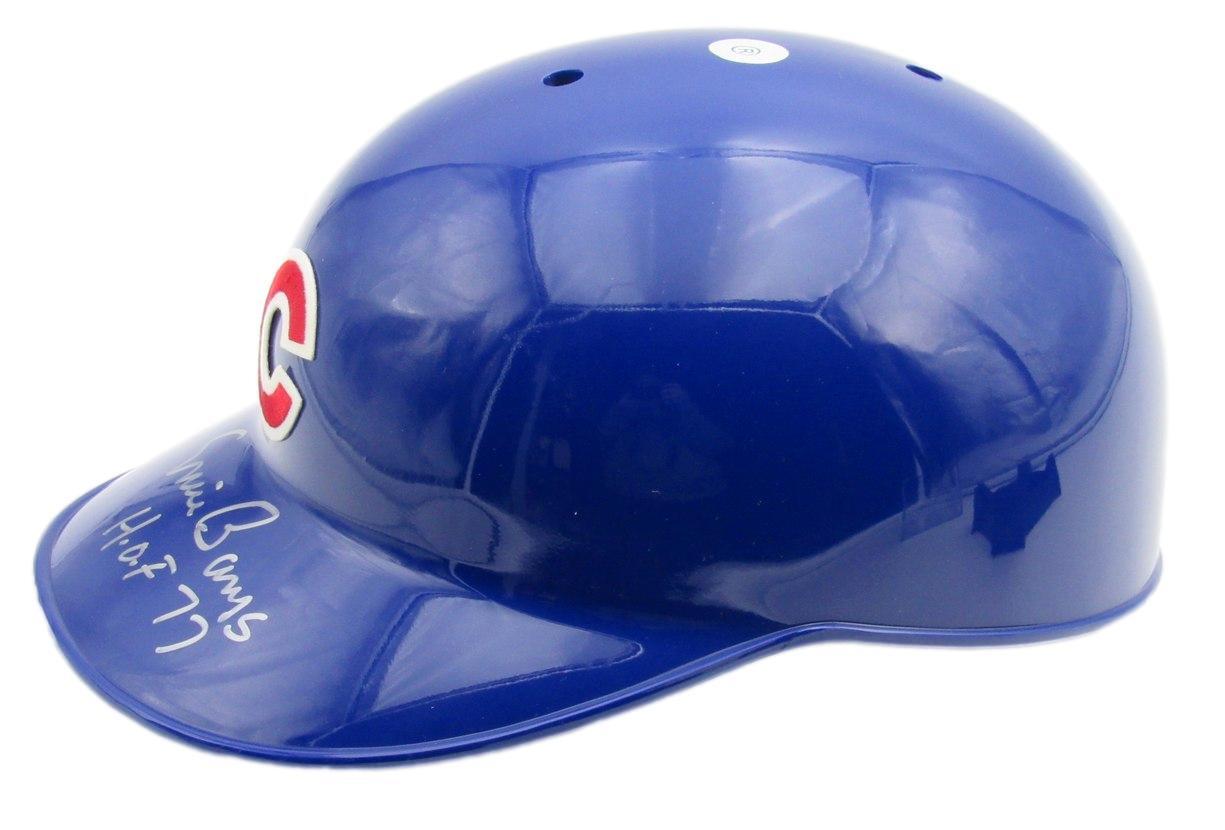 Ernie Banks Hof Signed/Insc Mlb Batting Helmet