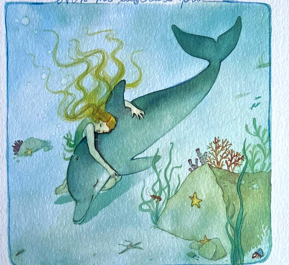 Alessandra Roberti Lithograph Colorata A Mano