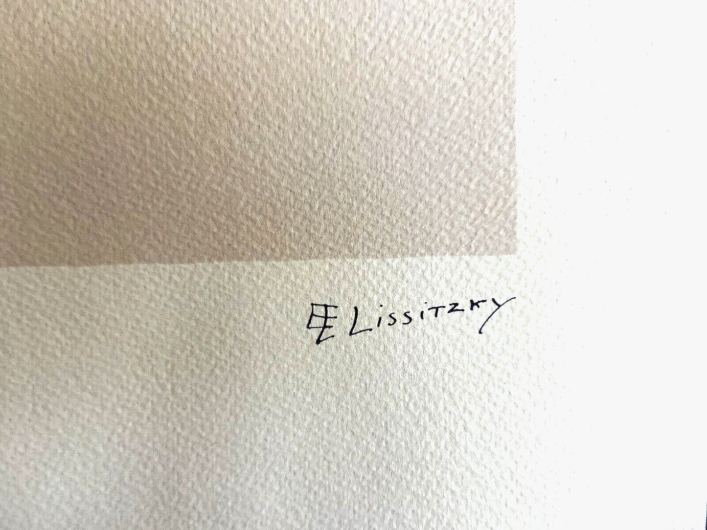 Lissitzky Lithograph 1976