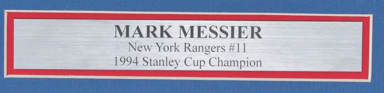 Mark Messier Hof Signed/Autographed 8X10 Photo New York Rangers Framed Jsa 98133
