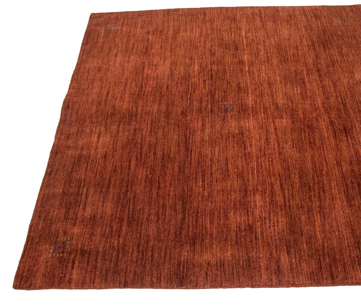 Hand-Loomed Modern Square Oriental Rug Solid