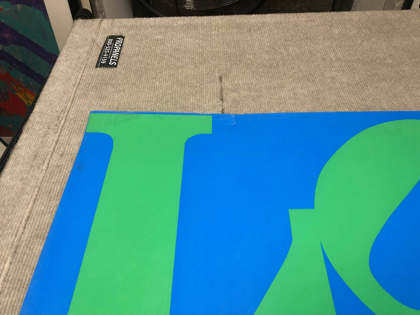 Robert Indiana Love-Stable " Serigraph Pop Art Green, Blue, Re
