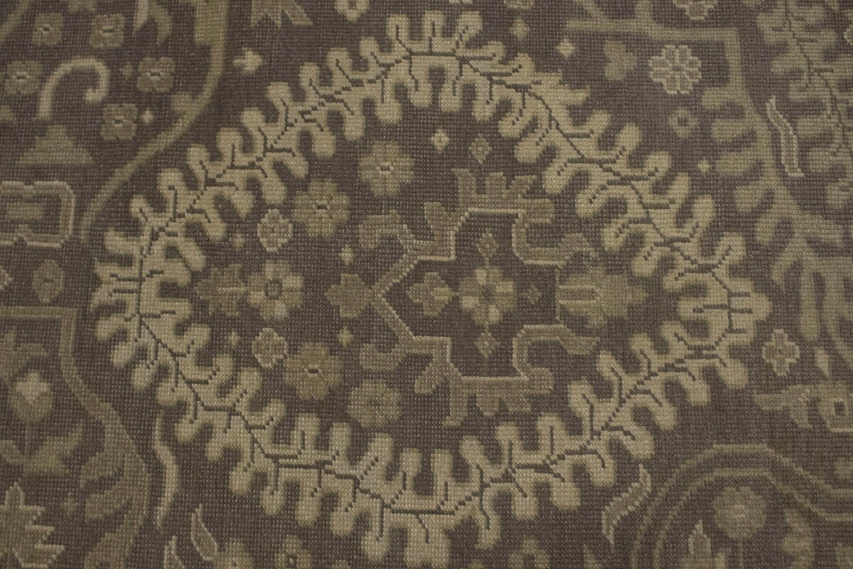 Handmade Extra Large Floral Oriental Rug Low Pile
