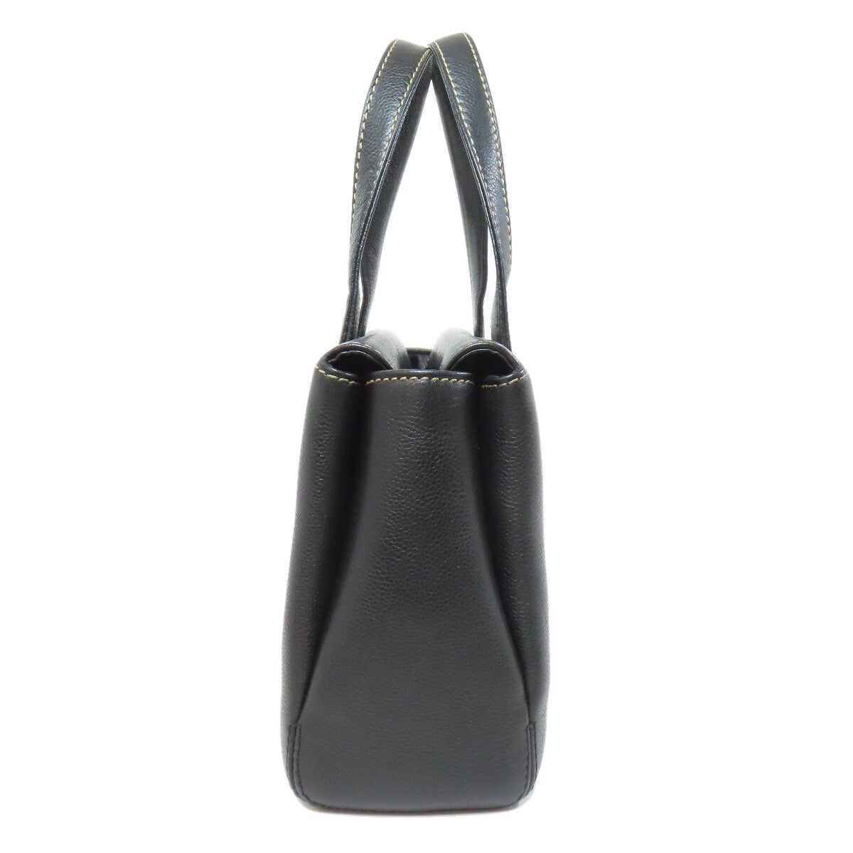 Chanel Tote Bag Coco Mark Wild Stitch Grained