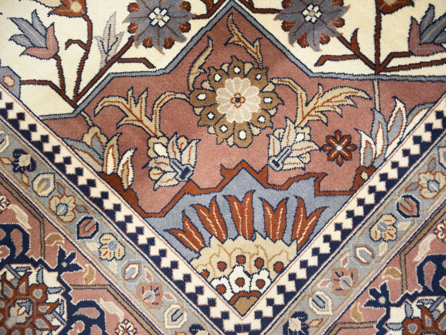 Hand-Knotted Vintage Serapi Oriental Rug 9X12 Ft