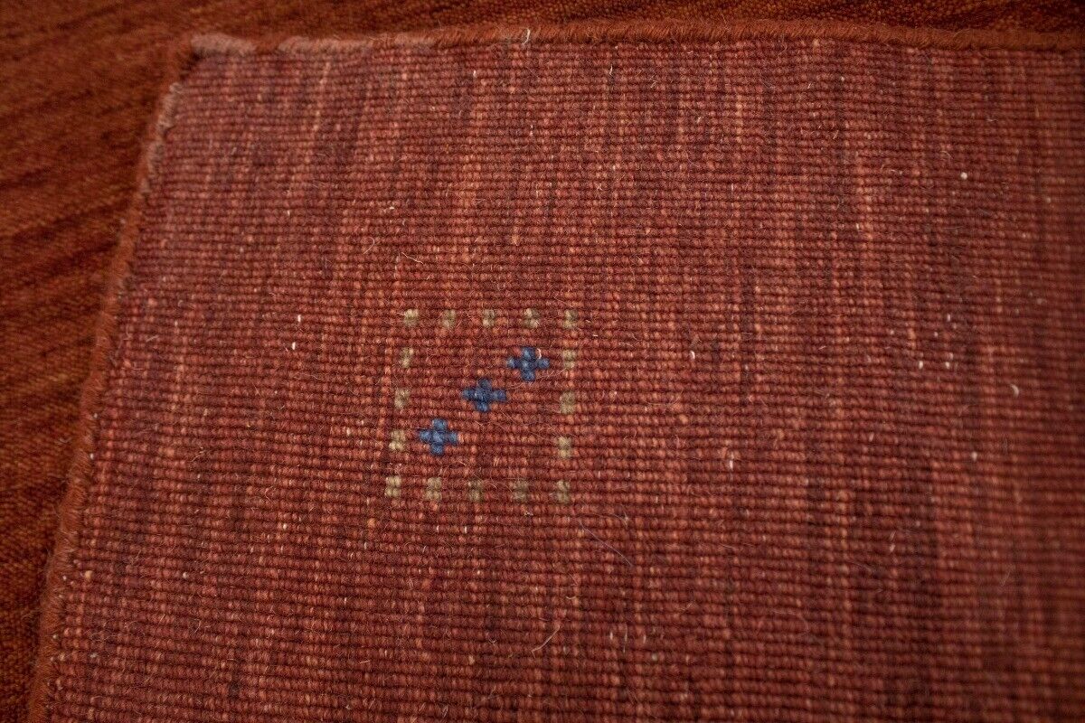 Hand-Loomed Modern Square Oriental Rug Solid