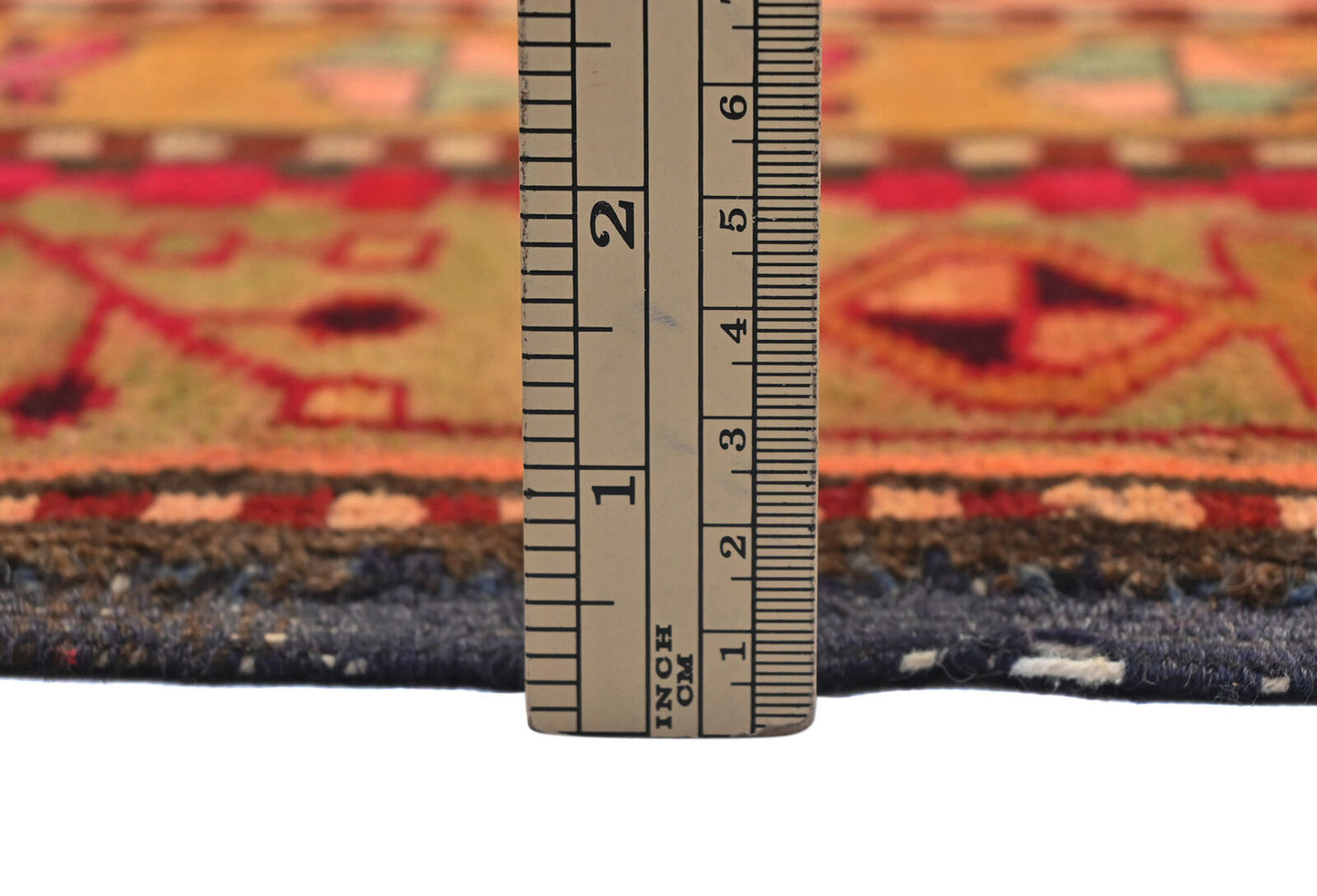 Handmade Vintage Oriental Runner Rug Tribal