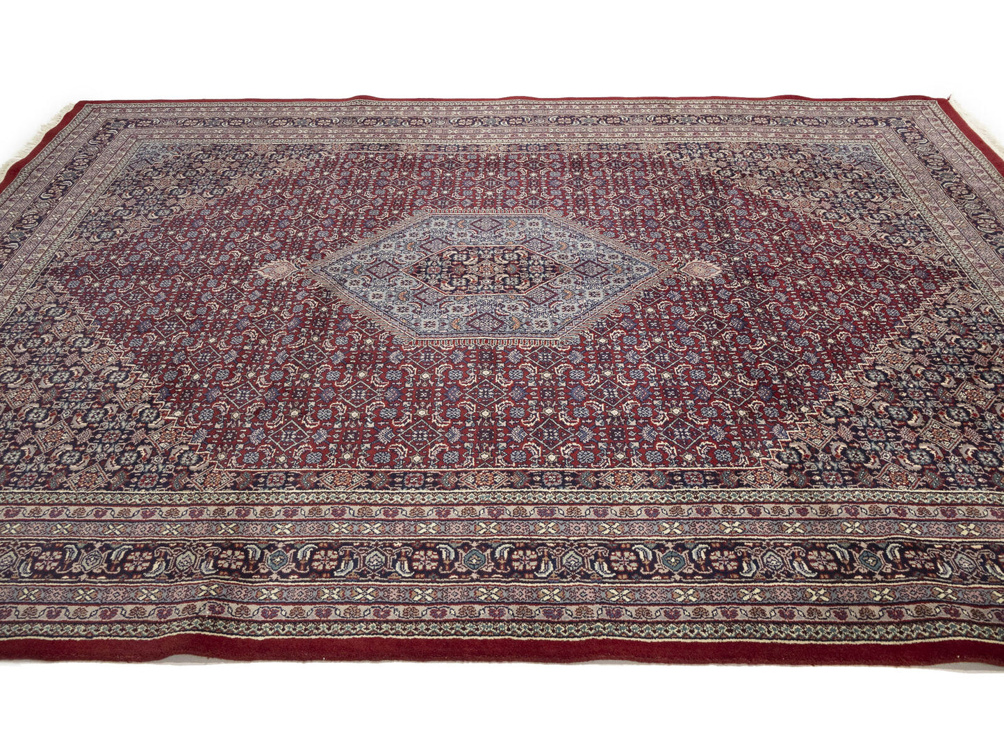 Floral Tribal Indo-Bidjar Oriental Wool Rug