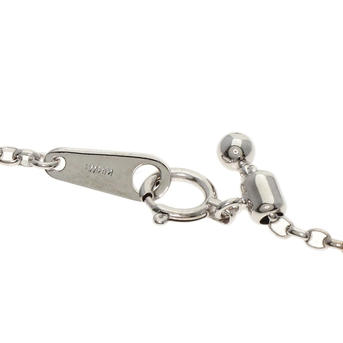 Waltham Necklace Swing Diamond K18 White Gold