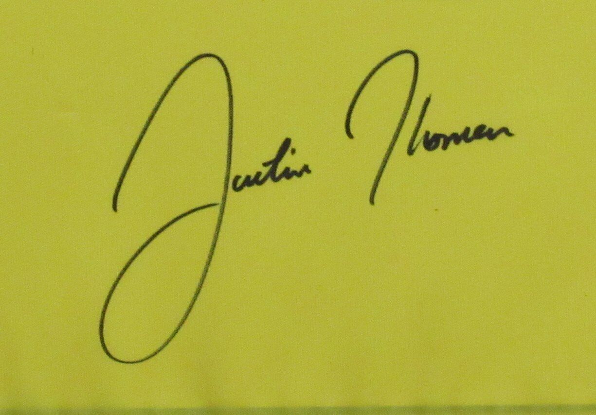 Justin Thomas Signed 2022 Pga Southern Hills Golf