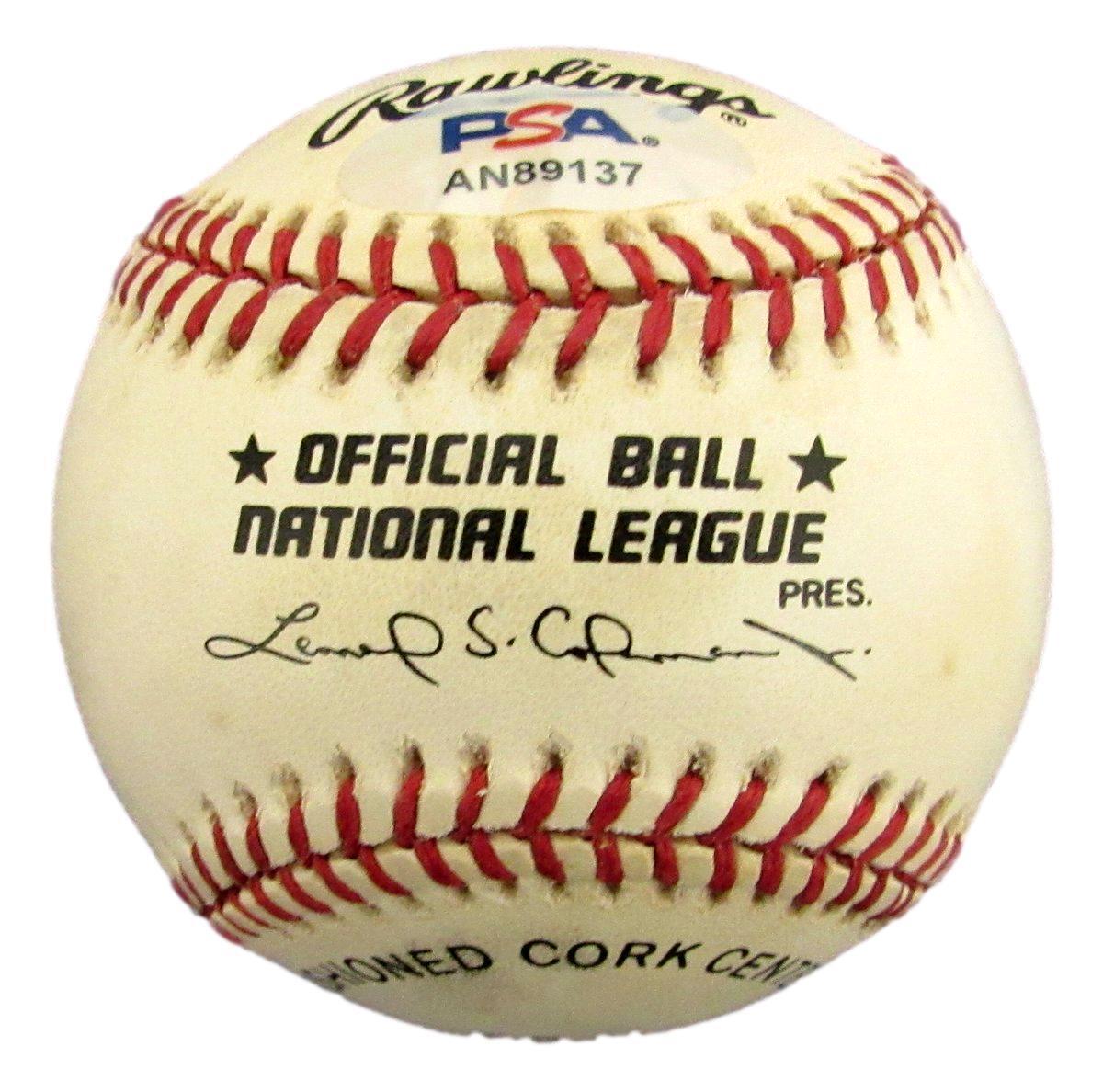 Richie Ashburn Signed/Auto Full Name Onl Baseball
