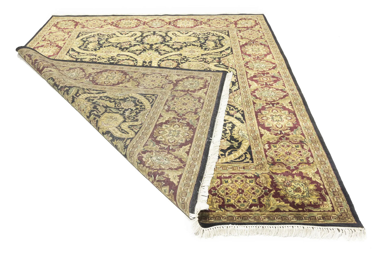 8X10 ft Handmade Floral Traditional Wool Rug