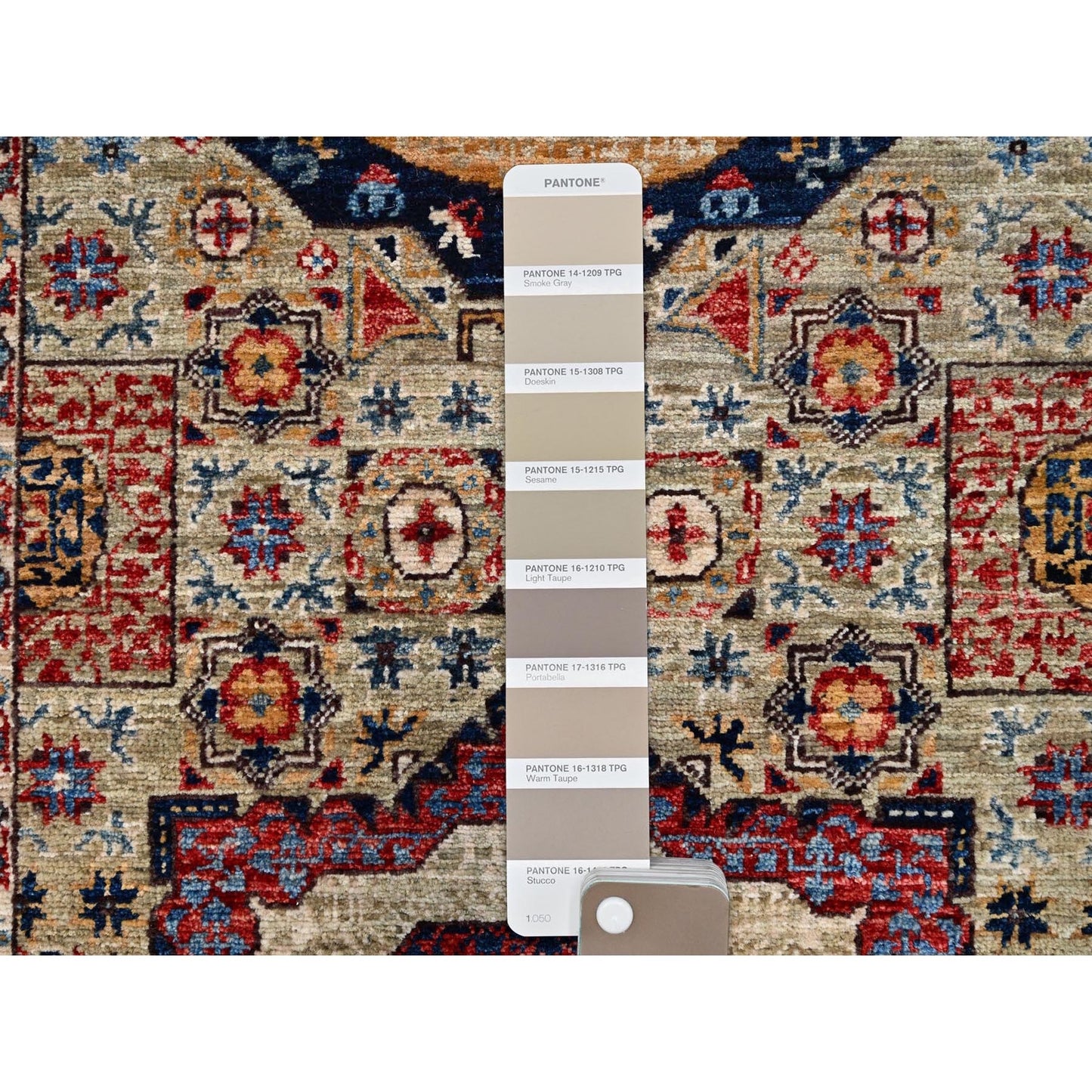 2'7"X15'10" Brown Hand Knotted Wool Mamluk Dynasty Xl Runner Oriental Rug