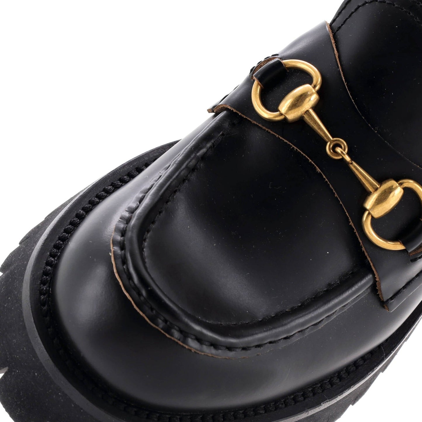 Gucci Women'S Harald Horsebit Loafers Gg Embossed Leather