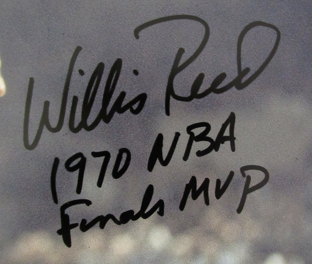 Willis Reed Hof Signed/Inscribed 20X30 Photo New