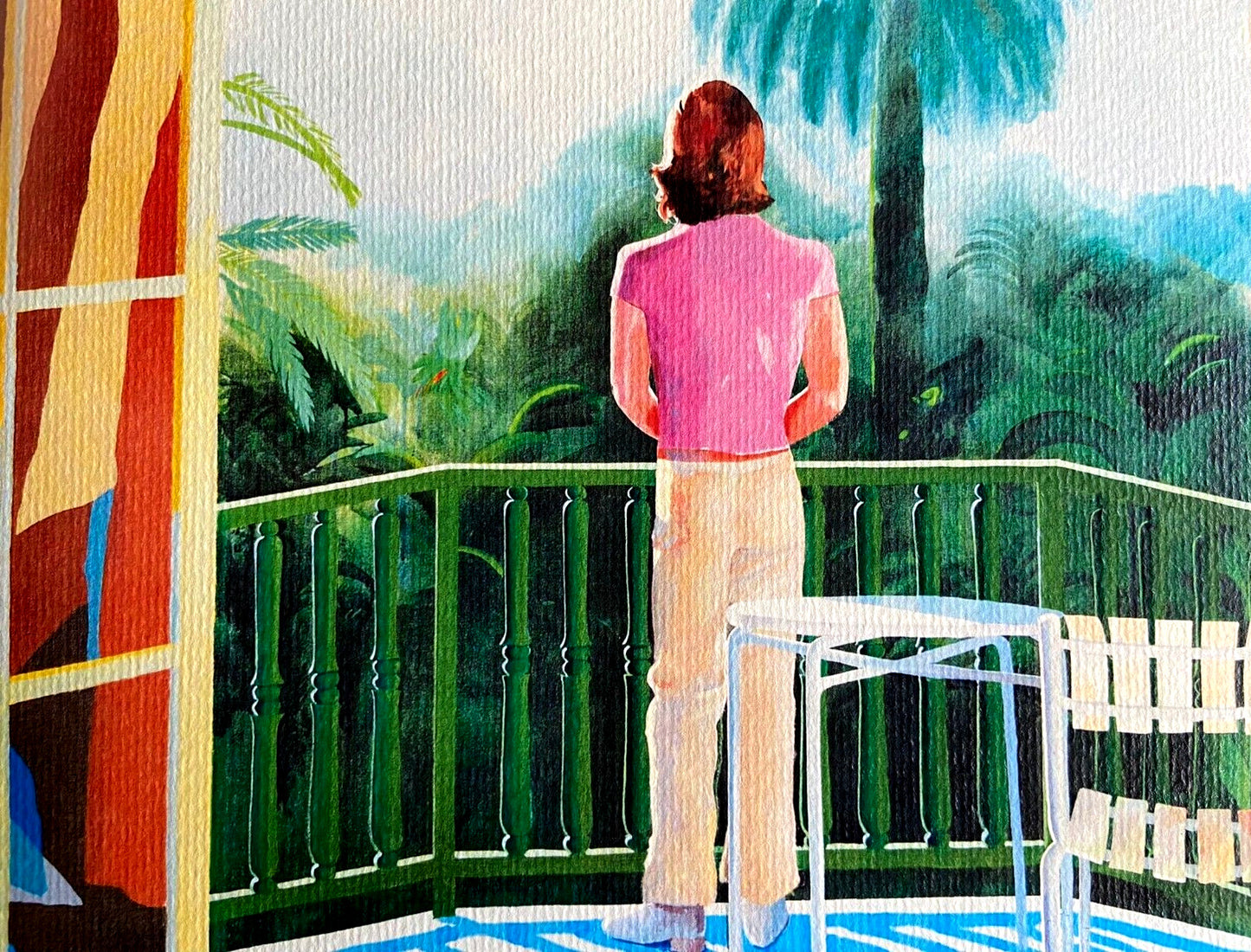 David Hockney Lithograph Coa Signed 180 Limited